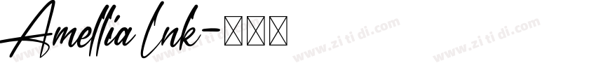 Amellia Ink字体转换